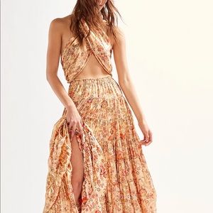 Free People Printed Something Magical Dress
